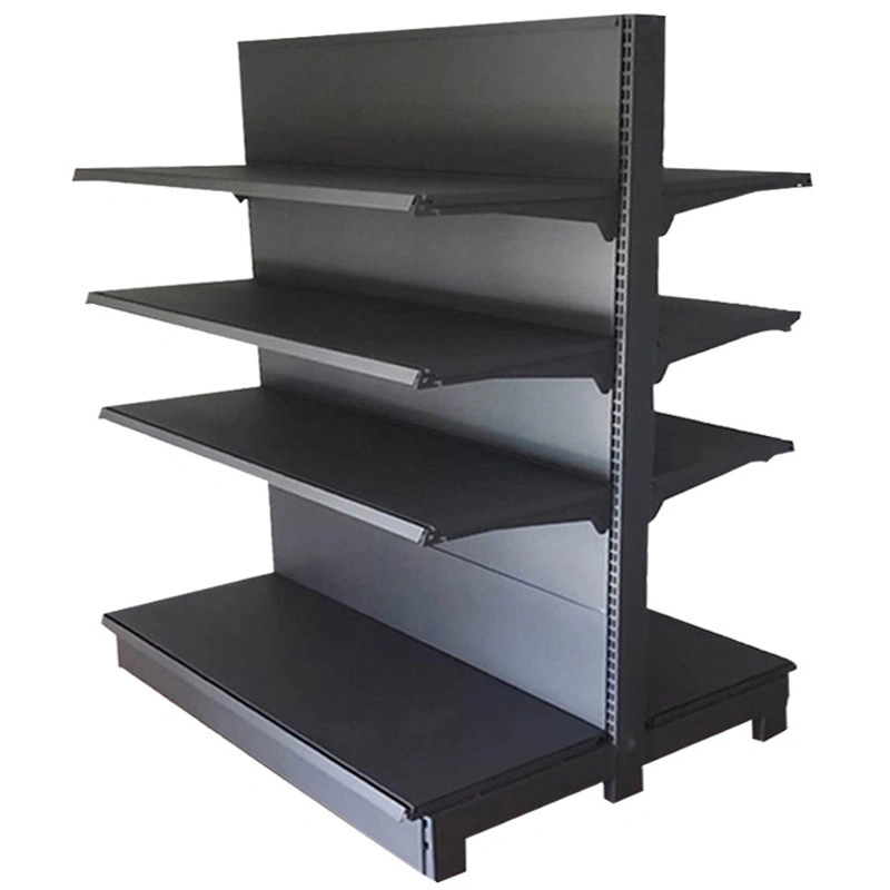 Metal Multiple Functions Double Sided Durable Gondola Shelving