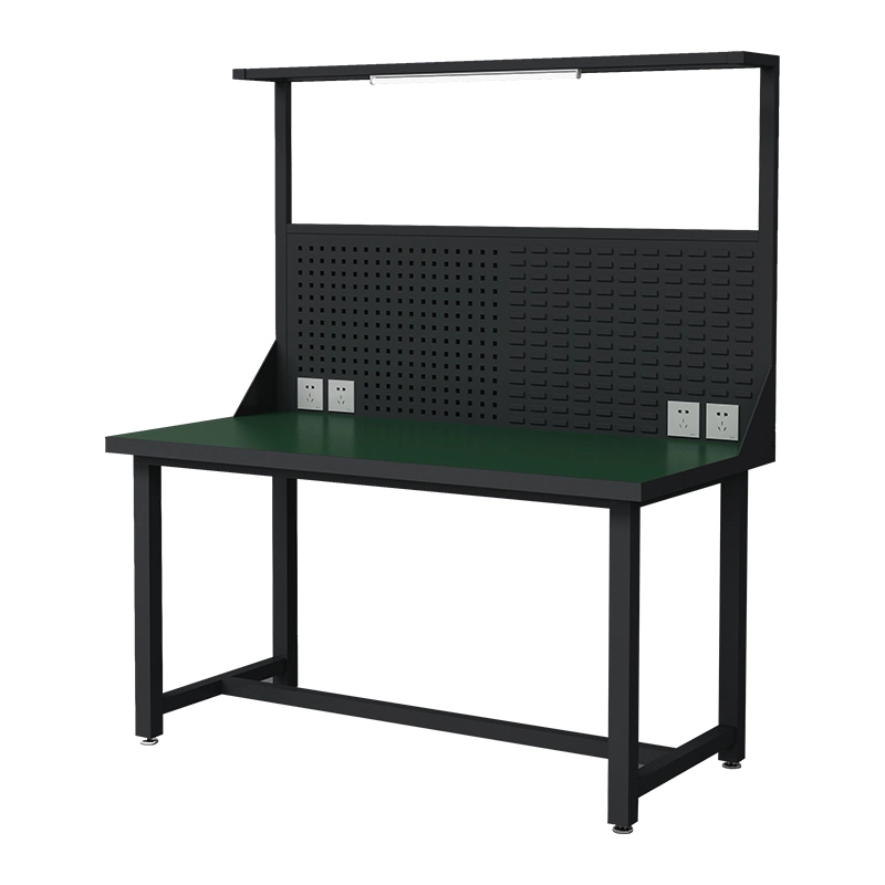 Mobile Metal Workbench Panel Organizer Tools Panel Pegboard Customized Steel Workbench