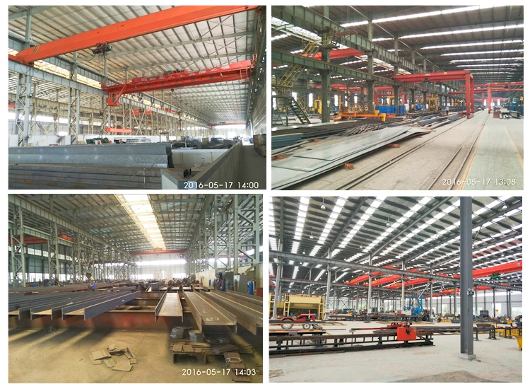 Metal H Section Q235 Q355 Galvanized Steel Structure Shed Storage Construction for Prefab Warehouse Workshop