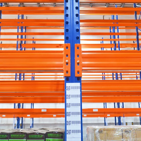 Scaffale di stoccaggio industriale per pallet da magazzino